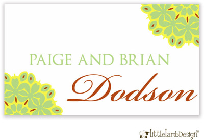 Little Lamb Design Gift Stickers - Elegant Floral Little Lamb Design Gift Stickers - Elegant Floral