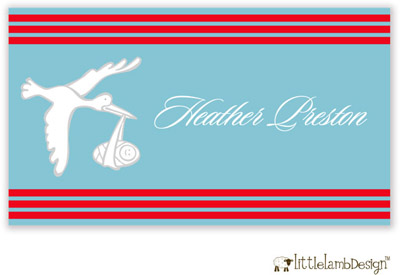 Little Lamb Design Gift Stickers - Blue Stork Little Lamb Design Gift Stickers - Blue Stork