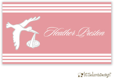 Little Lamb Design Gift Stickers - Pink Stork Little Lamb Design Gift Stickers - Pink Stork
