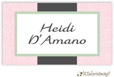 Little Lamb Design Gift Stickers - Elegant Pink Little Lamb Design Gift Stickers - Elegant Pink