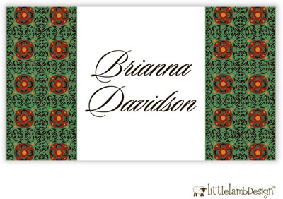 Little Lamb Design Gift Stickers - Elegant Floral Little Lamb Design Gift Stickers - Elegant Floral