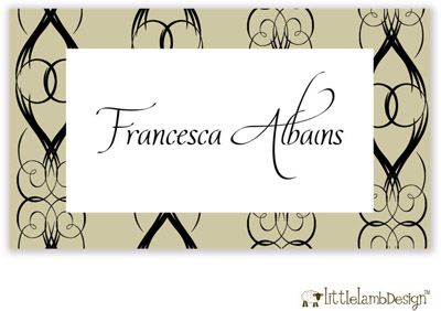 Little Lamb Design Gift Stickers - Elegant Fleuron Little Lamb Design Gift Stickers - Elegant Fleuron