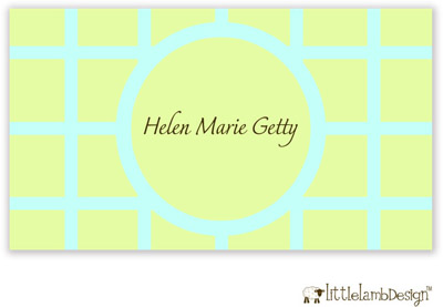 Little Lamb Design Gift Stickers - Elegant Green Little Lamb Design Gift Stickers - Elegant Green