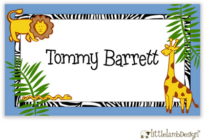 Little Lamb Design Gift Stickers - Jungle Animals Little Lamb Design Gift Stickers - Jungle Animals