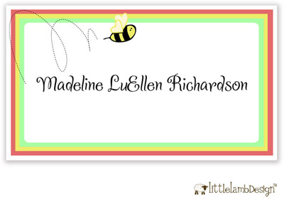 Little Lamb Design Gift Stickers - Bumble Bee Little Lamb Design Gift Stickers - Bumble Bee