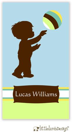 Little Lamb Design Gift Stickers - Boy Silhouette Little Lamb Design Gift Stickers - Boy Silhouette