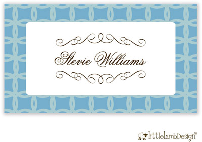 Little Lamb Design Gift Stickers - Blue Pattern Little Lamb Design Gift Stickers - Blue Pattern