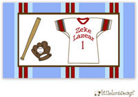 Little Lamb Design Gift Stickers - Baseball