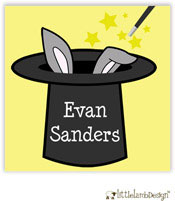 Little Lamb Design Gift Stickers - Magic Hat