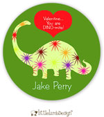 Little Lamb Design Gift Stickers - Dinosaur