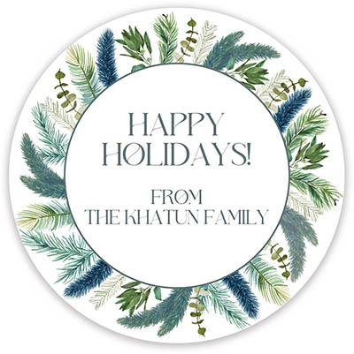Holiday Gift Stickers by Little Lamb Design (Blue Forest) Holiday Gift Stickers by Little Lamb Design (Blue Forest)