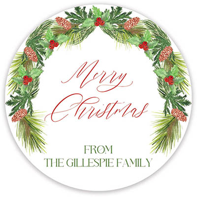 Holiday Gift Stickers by Little Lamb Design (Pine Arch) Holiday Gift Stickers by Little Lamb Design (Pine Arch)