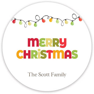 Holiday Gift Stickers by Little Lamb Design (Bright Christmas) Holiday Gift Stickers by Little Lamb Design (Bright Christmas)