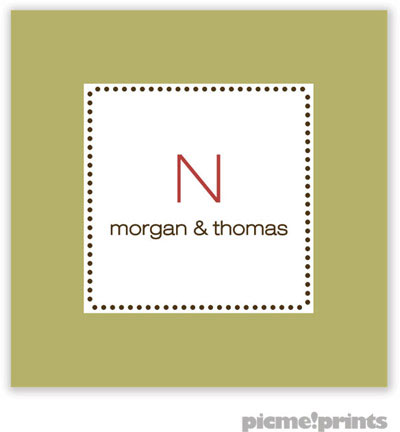 PicMe Prints - Gift Stickers - Tiny Beads Moss