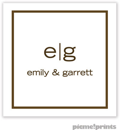PicMe Prints - Gift Stickers - Fine Lines White PicMe Prints - Gift Stickers - Fine Lines White