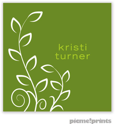 PicMe Prints - Gift Stickers - Trailing Vine Cilantro