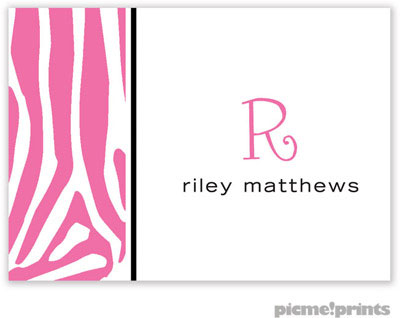 PicMe Prints - Gift Stickers - Zany Zebra Hot Pink PicMe Prints - Gift Stickers - Zany Zebra Hot Pink