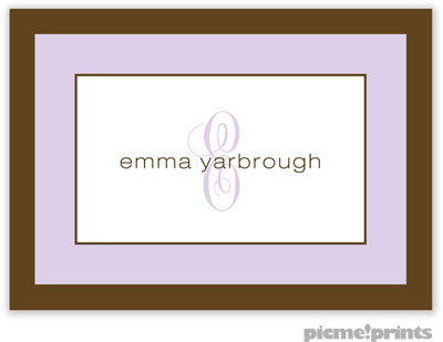 PicMe Prints - Gift Stickers - Chocolate Border Lavender PicMe Prints - Gift Stickers - Chocolate Border Lavender