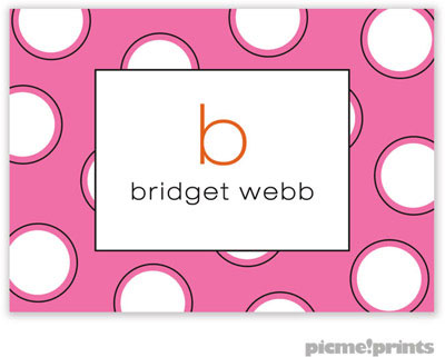 PicMe Prints - Gift Stickers - Big Ol' Dots Bubblegum