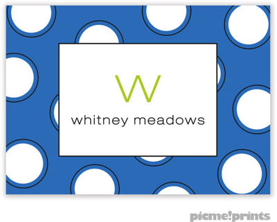 PicMe Prints - Gift Stickers - Big Ol' Dots Ocean