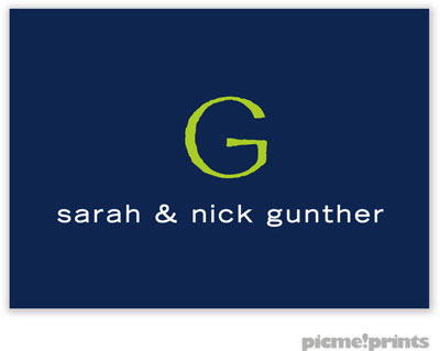 PicMe Prints - Gift Stickers - Solid Navy PicMe Prints - Gift Stickers - Solid Navy