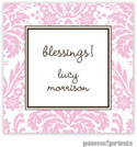 PicMe Prints - Gift Stickers - Damask Pink