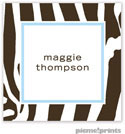 PicMe Prints - Gift Stickers - Contemporary Zebra Powder