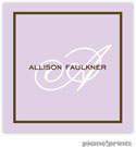 PicMe Prints - Gift Stickers - Fine Lines Lavender