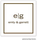 PicMe Prints - Gift Stickers - Fine Lines White