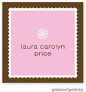 PicMe Prints - Gift Stickers - Scalloped Border Pink