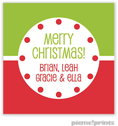 Holiday Gift Stickers by PicMe Prints - Just Like Ice Cream Grasshopper