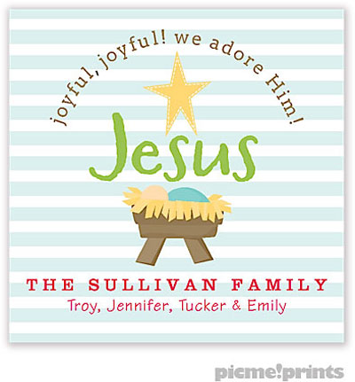 Holiday Gift Stickers by PicMe Prints - Adore Square Holiday Gift Stickers by PicMe Prints - Adore Square
