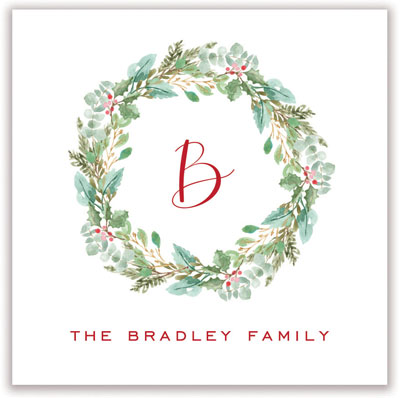 Holiday Gift Stickers by PicMe Prints - Welcoming Wreath