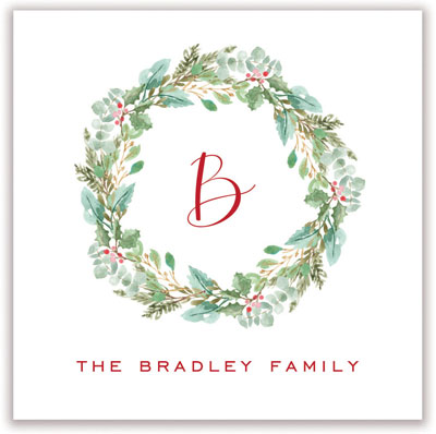 Holiday Gift Stickers by PicMe Prints - Welcoming Wreath Holiday Gift Stickers by PicMe Prints - Welcoming Wreath