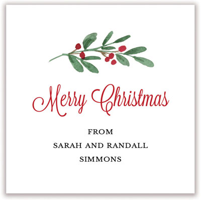 Holiday Gift Stickers by PicMe Prints - Prosperity Holiday Gift Stickers by PicMe Prints - Prosperity