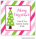 Holiday Gift Stickers by PicMe Prints - Tree With A Heart Square