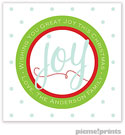 Holiday Gift Stickers by PicMe Prints - Great Joy Square