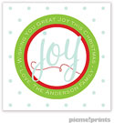 Holiday Gift Stickers by PicMe Prints - Great Joy Square