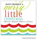 Holiday Gift Stickers by PicMe Prints - Merry Little Christmas Square