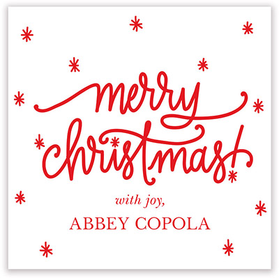 Holiday Gift Stickers by PicMe Prints - Christmas Star