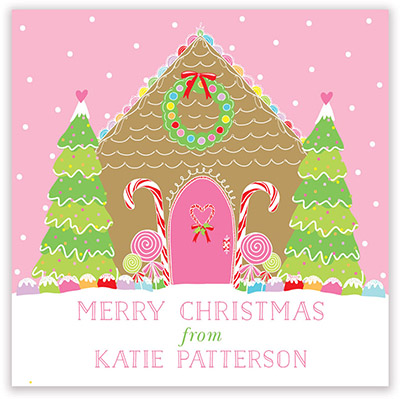 Holiday Gift Stickers by PicMe Prints - Gingerbread