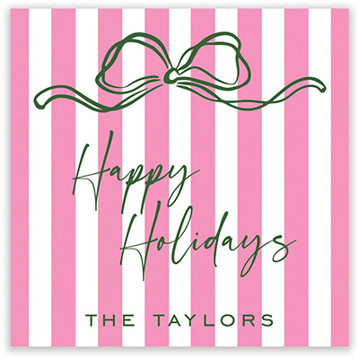 Holiday Gift Stickers by PicMe Prints - Cabana Stripes