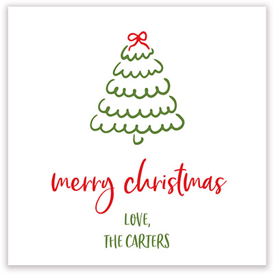 Holiday Gift Stickers by PicMe Prints - Cutesy Tree