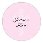 Chatsworth Robin Maguire - Gift Stickers (Pink Cross)