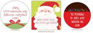 Holiday  Gift Stickers by Sharp & Sally