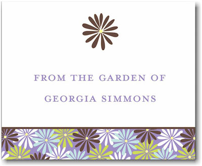 Stacy Claire Boyd Gift Stickers - Violet Daisies Stacy Claire Boyd Gift Stickers - Violet Daisies