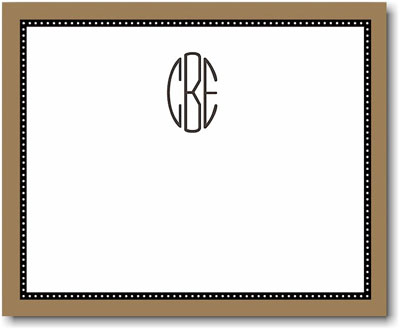 Stacy Claire Boyd Gift Stickers - Brown Dot Swiss Border Stacy Claire Boyd Gift Stickers - Brown Dot Swiss Border