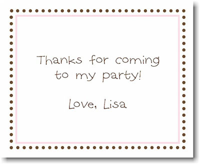 Stacy Claire Boyd Gift Stickers - Brown Dotted Border Stacy Claire Boyd Gift Stickers - Brown Dotted Border