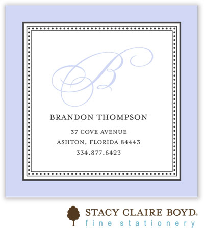 Gift Stickers by Stacy Claire Boyd - Softly Stated - Blue