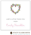 Stacy Claire Boyd Gift Stickers - Floral Heart